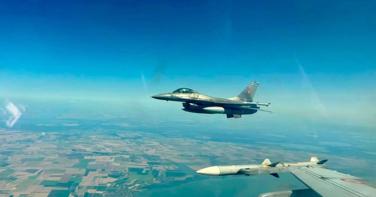 Винищувачі F-16 румунських ВПС, які 26 липня 2026 року збивали російський дрон