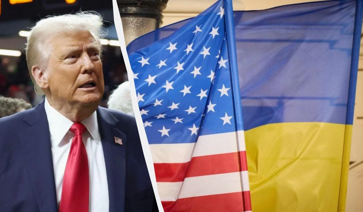 Президент США Дональд Трамп під час спілкування з пресою