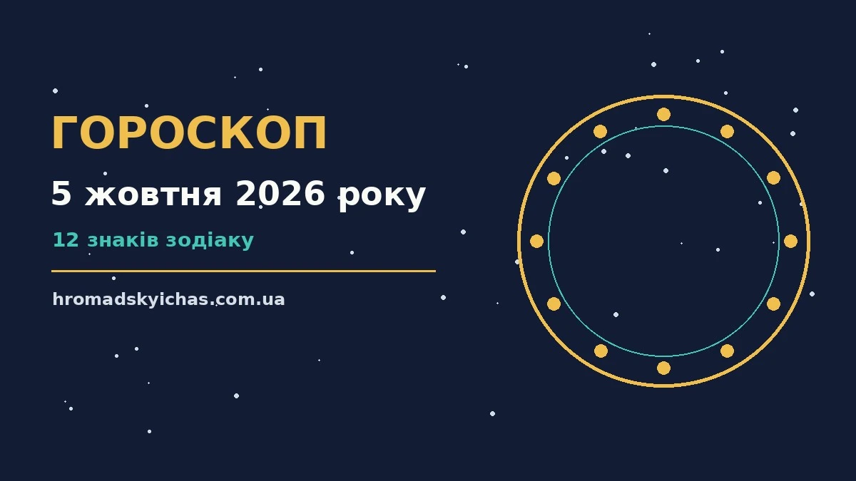 Гороскоп на 5 жовтня 2026 року: затишний ранковий стіл, чашка чаю, записник і кімнатні рослини як символ спокійного темпу дня