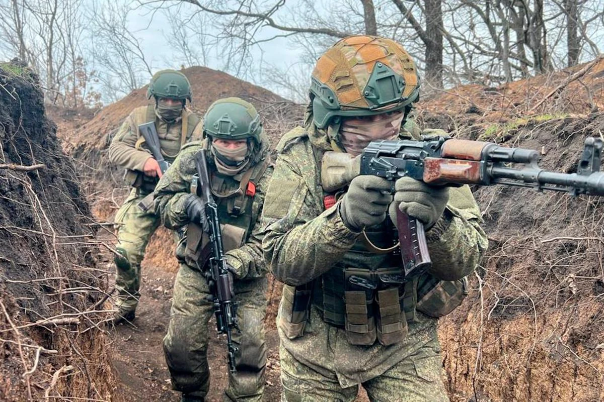 Карта лінії фронту на Донбасі з позначенням уповільнення просування російських військ